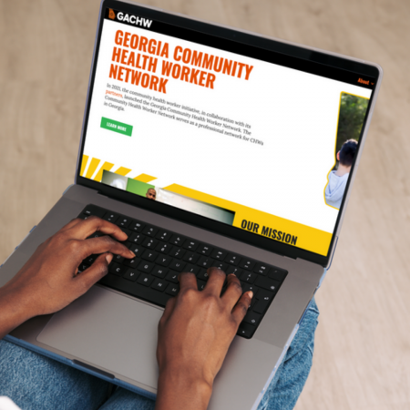 Website design: The Georgia Community Health Worker Network website was designed using WordPress.